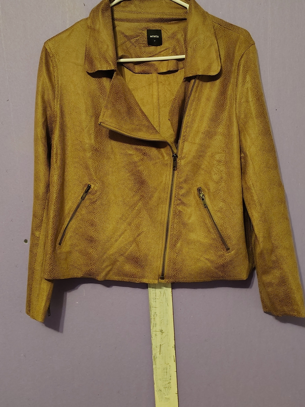 Mynta Moto Jacket, Camel, LP